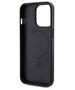 Original Case IPHONE 13 PRO Guess Hardcase 4G Printed Stripe MagSafe (GUHMP13LP4RPSK) black 3666339119652