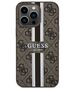 Original Case IPHONE 13 PRO MAX Guess Hardcase 4G Printed Stripe MagSafe (GUHMP13XP4RPSW) brown 3666339119768