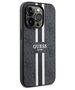 Original Case IPHONE 14 PRO Guess Hardcase 4G Printed Stripe MagSafe (GUHMP14LP4RPSK) black 3666339119690