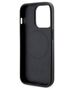 Original Case IPHONE 14 PRO Guess Hardcase 4G Printed Stripe MagSafe (GUHMP14LP4RPSK) black 3666339119690