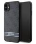 Original Case IPHONE 11 / XR Guess Hardcase 4G Stripe (GUHCN61P4SNK) grey 3666339170103