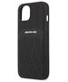 Case IPHONE 13 Mercedes AMG Hardcase Leather Curved Lines black 3666339018986