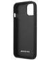 Case IPHONE 13 Mercedes AMG Hardcase Leather Curved Lines black 3666339018986