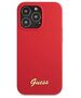 Original Case IPHONE 13 PRO MAX Guess Hard Case Silicone Vintage Gold Logo red 3666339033941