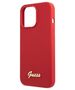 Original Case IPHONE 13 PRO MAX Guess Hard Case Silicone Vintage Gold Logo red 3666339033941