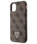 Original Case IPHONE 11 / XR Guess Hardcase Crossbody 4G Metal Logo (GUHCN61P4TDSCPW) brown 3666339146849