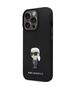 Original Case IPHONE 13 PRO MAX Karl Lagerfeld Silicone Ikonik Metal Pin (KLHCP13XSMHKNPK) black 3666339165949