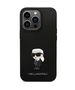 Original Case IPHONE 13 PRO MAX Karl Lagerfeld Silicone Ikonik Metal Pin (KLHCP13XSMHKNPK) black 3666339165949