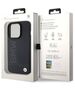 Original Case APPLE IPHONE 15 PRO BMW Hardcase Leather Hot Stamp MagSafe (BMHMP15LSLLBK) black 3666339145361