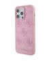 Original Case APPLE IPHONE 15 PRO Guess Hardcase Leather 4G Stamped (GUHCP15LP4EPMP) pink 3666339150327