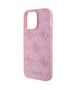 Original Case APPLE IPHONE 15 PRO Guess Hardcase Leather 4G Stamped (GUHCP15LP4EPMP) pink 3666339150327