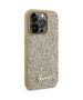 Original Case APPLE IPHONE 15 PRO Guess Hardcase Disco Metal Script (GUHCP15LPMSDGSD) gold 3666339173593