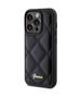 Original Case APPLE IPHONE 15 PRO Guess Hardcase Quilted Metal Logo (GUHCP15LPSQSQSK) black 3666339149628