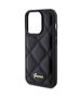 Original Case APPLE IPHONE 15 PRO Guess Hardcase Quilted Metal Logo (GUHCP15LPSQSQSK) black 3666339149628