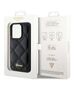 Original Case APPLE IPHONE 15 PRO Guess Hardcase Quilted Metal Logo (GUHCP15LPSQSQSK) black 3666339149628