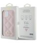 Original Case APPLE IPHONE 15 Guess Hardcase Quilted Metal Logo (GUHCP15SPSQSQSP) pink 3666339149741