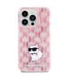 Original Case APPLE IPHONE 15 PRO MAX Karl Lagerfeld Hardcase Monogram Choupette (KLHCP15XHNCMKLP) pink 3666339163747