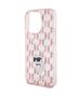 Original Case APPLE IPHONE 15 PRO MAX Karl Lagerfeld Hardcase Monogram Choupette (KLHCP15XHNCMKLP) pink 3666339163747