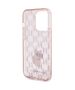 Original Case APPLE IPHONE 15 PRO MAX Karl Lagerfeld Hardcase Monogram Choupette (KLHCP15XHNCMKLP) pink 3666339163747