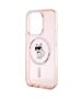 Original Case APPLE IPHONE 15 PRO MAX Karl Lagerfeld Hardcase IML Choupette MagSafe (KLHMP15XHFCCNOP) pink 3666339162542