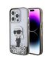 Original Case APPLE IPHONE 15 PRO MAX Karl Lagerfeld Hardcase Liquid Glitter Ikonik (KLHCP15XLKKNSK) transparent 3666339164102