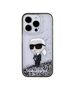 Original Case APPLE IPHONE 15 PRO MAX Karl Lagerfeld Hardcase Liquid Glitter Ikonik (KLHCP15XLKKNSK) transparent 3666339164102