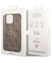 Original Case APPLE IPHONE 15 PRO Guess Hardcase 4G Big Metal Logo (GUHCP15L4GMGBR) brown 3666339171520