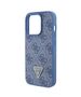 Original Case APPLE IPHONE 15 PRO Guess Hardcase Leather 4G Triangle Strass (GUHCP15LP4TDPB) blue 3666339146542