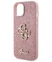 Original Case APPLE IPHONE 15 PLUS Guess Hardcase Glitter Script Big 4G (GUHCP15MHG4SGP) pink 3666339147655