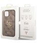 Original Case APPLE IPHONE 15 Guess Hardcase 4G Big Metal Logo (GUHCP15S4GMGBR) brown 3666339171506