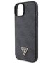 Original Case APPLE IPHONE 15 Guess Hardcase Leather 4G Diamond Triangle (GUHCP15SP4TDPK) black 3666339146245