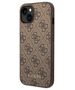 Original Case APPLE IPHONE 15 PLUS Guess Hard Case 4G Metal Gold Logo (GUHCP15MG4GFBR) brown 3666339171711