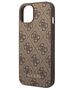 Original Case APPLE IPHONE 15 PLUS Guess Hard Case 4G Metal Gold Logo (GUHCP15MG4GFBR) brown 3666339171711