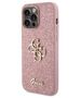 Original Case APPLE IPHONE 15 PRO MAX Guess Hardcase Glitter Script Big 4G (GUHCP15XHG4SGP) pink 3666339147679