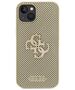 Original Case APPLE IPHONE 15 Guess Hardcase Perforated 4G Glitter (GUHCP15SPSP4LGD) gold 3666339151560