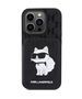 Original Case APPLE IPHONE 15 PRO MAX Karl Lagerfeld Hardcase Saffiano Cardslots and Stand Monogram Choupette (KLHCP15XSAKCNSCK) black 3666339169626