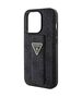 Original Case APPLE IPHONE 15 PRO Guess Hardcase Grip Stand 4G Triangle Strass (GUHCP15LPGS4TDK) black 3666339197315