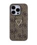 Original Case APPLE IPHONE 15 PRO Guess Hardcase Grip Stand 4G Triangle Strass (GUHCP15LPGS4TDW) brown 3666339197452