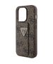 Original Case APPLE IPHONE 15 PRO Guess Hardcase Grip Stand 4G Triangle Strass (GUHCP15LPGS4TDW) brown 3666339197452