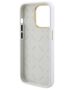 Original Case APPLE IPHONE 15 PRO MAX Guess Hardcase Silicone Logo Strass 4G (GUHCP15XM4DGPH) white 3666339148799