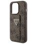 Original Case APPLE IPHONE 15 PRO MAX Guess Hardcase Grip Stand 4G Triangle Strass (GUHCP15XPGS4TDW) brown 3666339197469