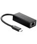 External Gigabit RJ45 to USB-C Male adapter UGREEN 30287, 10/100 Mbps (Black) 6957303832873