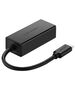 External Gigabit RJ45 to USB-C Male adapter UGREEN 30287, 10/100 Mbps (Black) 6957303832873