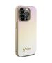 Original Case APPLE IPHONE 15 PRO Guess Hardcase Saffiano Iridescent Script (GUHCP15LPSAIRSD) gold 3666339225087