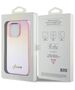 Original Case APPLE IPHONE 15 PRO MAX Guess Hardcase Saffiano Iridescent Script (GUHCP15XPSAIRSP) pink 3666339224813