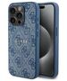 Original Case IPHONE 14 PRO MAX Guess Hardcase 4G Collection Leather Metal Logo MagSafe (GUHMP14XG4GFRB) blue 3666339226596