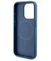 Original Case IPHONE 14 PRO MAX Guess Hardcase 4G Collection Leather Metal Logo MagSafe (GUHMP14XG4GFRB) blue 3666339226596