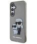 Original Case SAMSUNG GALAXY S24+ Karl Lagerfeld Hardcase Glitter Karl&Choupette (KLHCS24MHNKCTGK) black 3666339242398