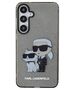 Original Case SAMSUNG GALAXY S24+ Karl Lagerfeld Hardcase Glitter Karl&Choupette (KLHCS24MHNKCTGK) black 3666339242398