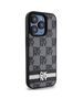 Original Case APPLE IPHONE 15 PRO MAX DKNY Hardcase Leather Checkered Mono Pattern & Printed Stripes (DKHCP15XPCPTSSK) black 3666339263225